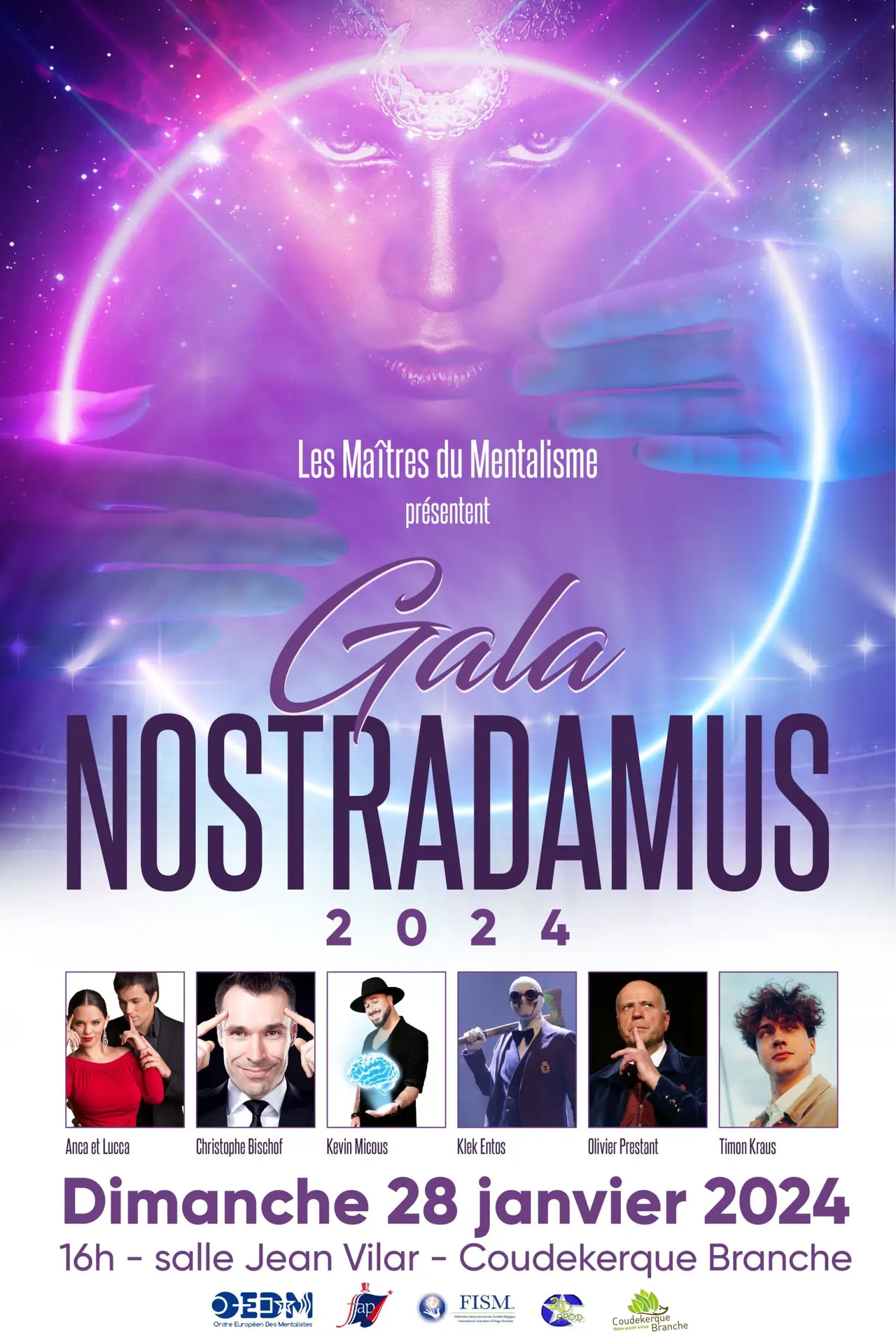 Affiche du gala Nostradamus 2024